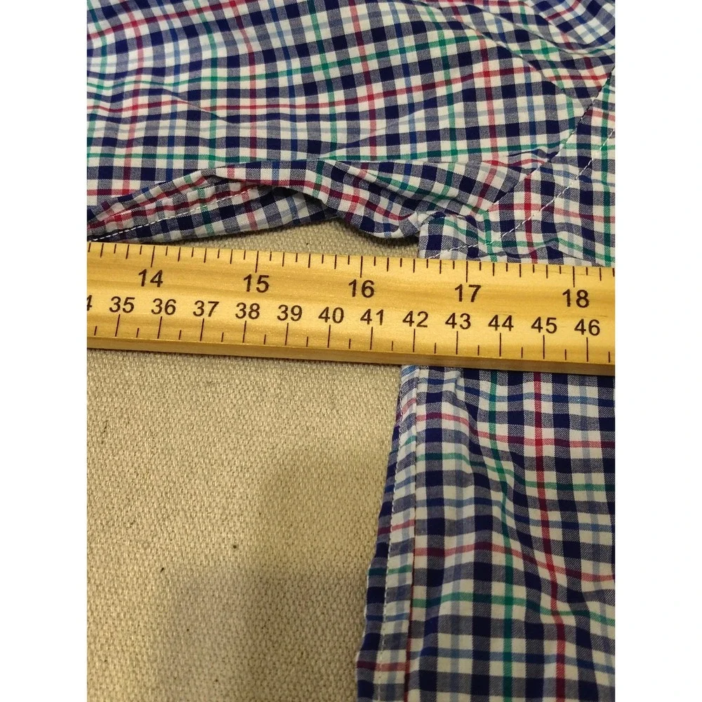 Ralph Lauren Kids Gingham Button Down Shirt‎ Long Sleeve Size L 14-16 12